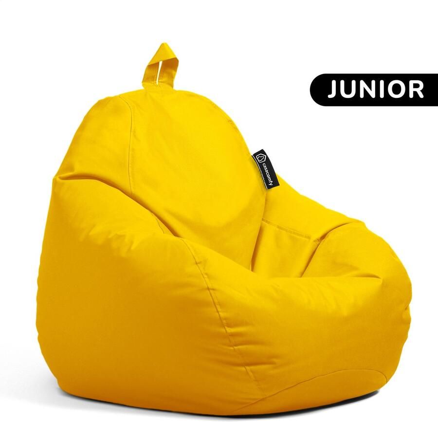 Casacomfy Zitzak Kind Pear Junior Geel Stoel Binnenshuis Buitenshuis Waterbestendig Zitzak & Kinderen - Foto 2
