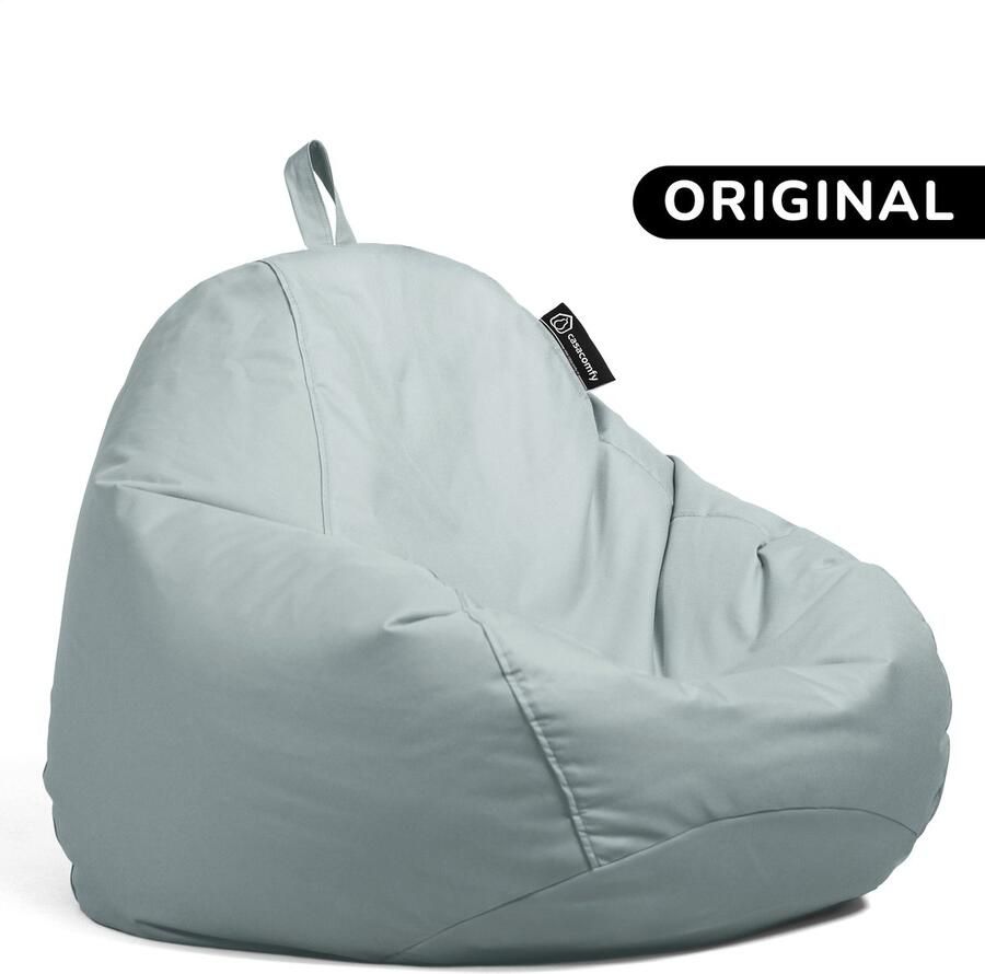 Casacomfy Complete Zitzak+(Gratis EPS 25 LT) Volwassenen & Kinderen Pear Original Grijs Binnen & Buiten Zitzak Waterafstotend - Foto 2