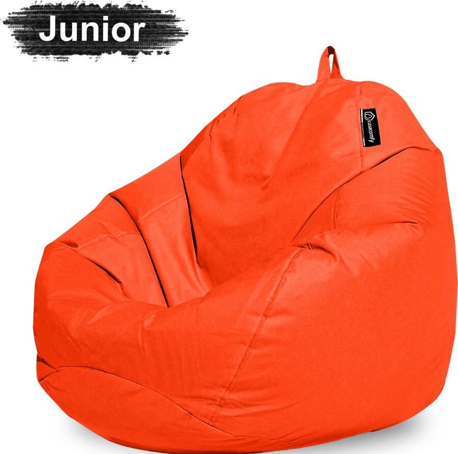 Casacomfy Zitzak Kind Pear Junior Oranje- Stoel Binnenshuis Buitenshuis Waterbestendig Zitzak & Kinderen - Foto 2