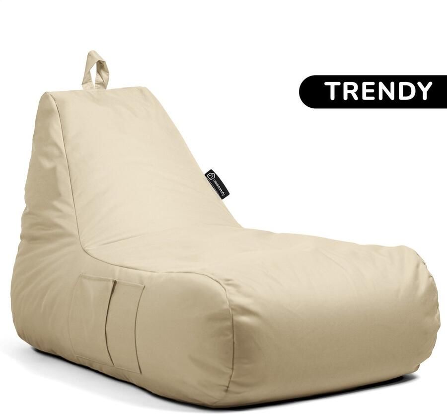 Casacomfy Zitzak Lounger Trendy XXL Beige Volwassenen