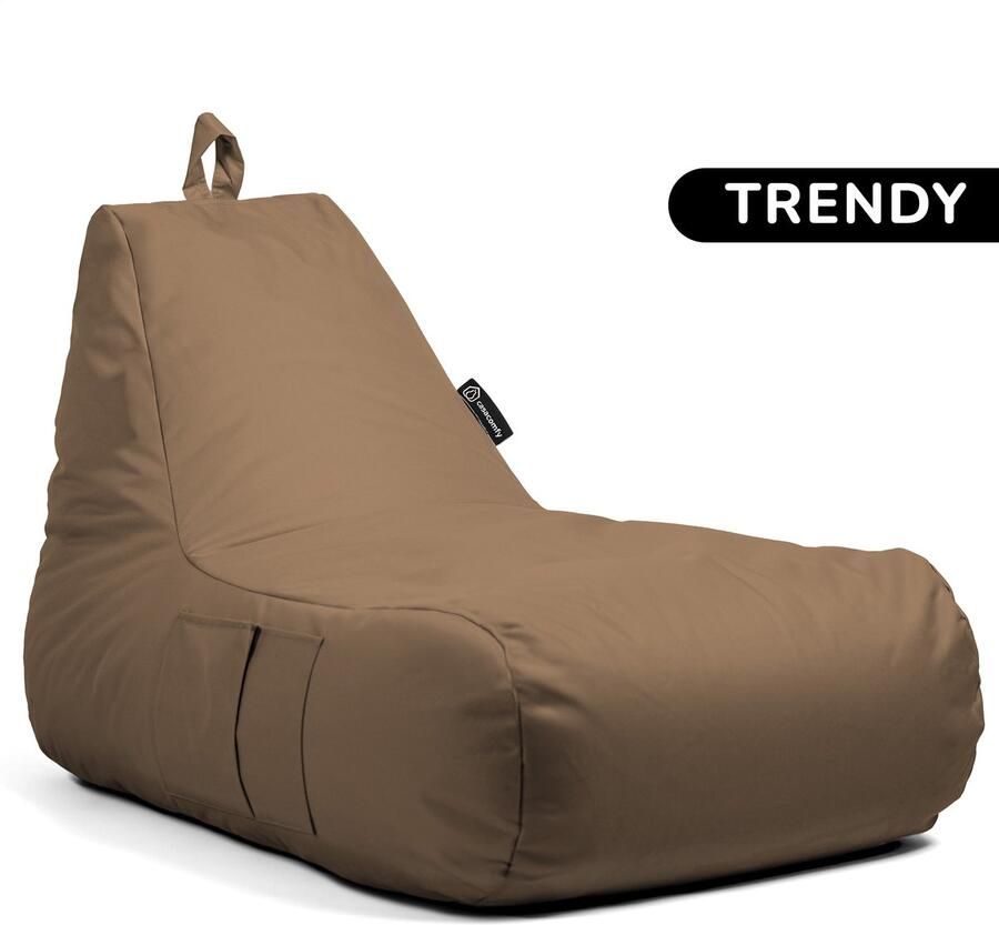 Casacomfy Zitzak Lounger Trendy XXL Mokka Bruin Volwassenen
