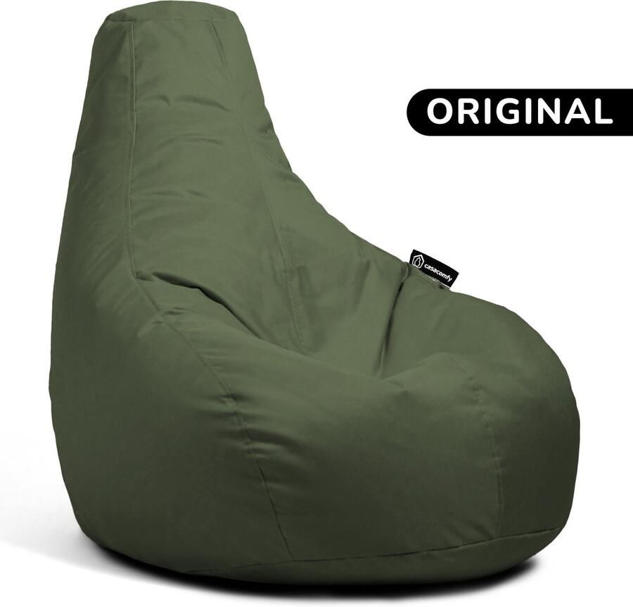 Casacomfy Zitzak Volwassenen & Kinderen Premium Original Olijf Groen - Foto 2
