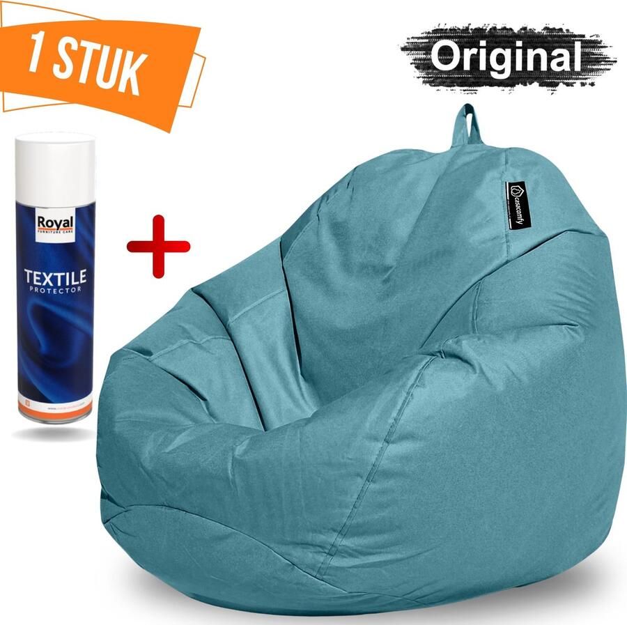 Casacomfy Zitzak+Royal Textile Protecor Spray Zitzak Stoel Volwassenen & Kinderen Pear Original Turquoise