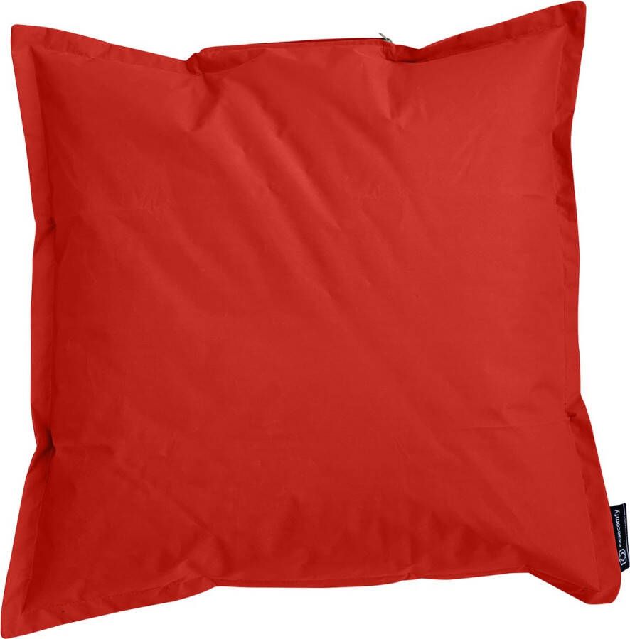 Casacomfy Original Zitzak Zitkussen 100x100 Rood Binnen & Buiten - Foto 3