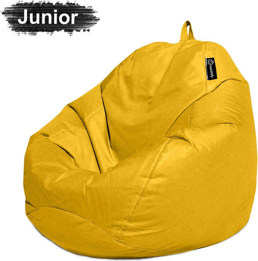 Casacomfy Zitzak Kind Pear Junior Geel Stoel Binnenshuis Buitenshuis Waterbestendig Zitzak & Kinderen