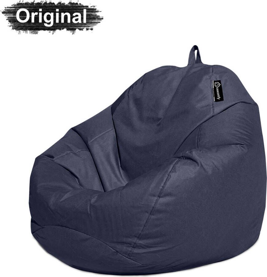 Casacomfy Complete Zitzak+(Gratis EPS 25 LT) Volwassenen & Kinderen Pear Original Donker Blauw -Binnen & Buiten Zitzak Waterafstotend Comfortabel Duurzaam Vulling Originele EPS - Foto 3