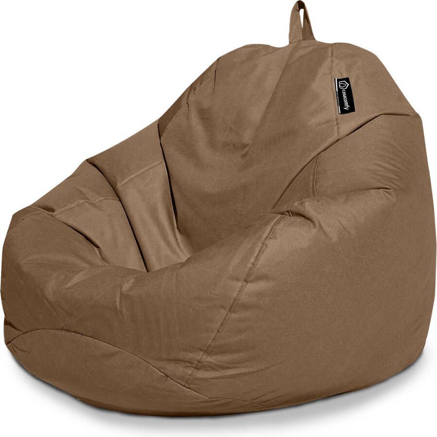 Casacomfy Complete Zitzak+(Gratis EPS 25 LT) Volwassenen & Kinderen Pear Original Mokka Bruin Binnen & Buiten Zitzak Waterafstotend Comfortabel Duurzaam Vulling Originele EPS - Foto 3
