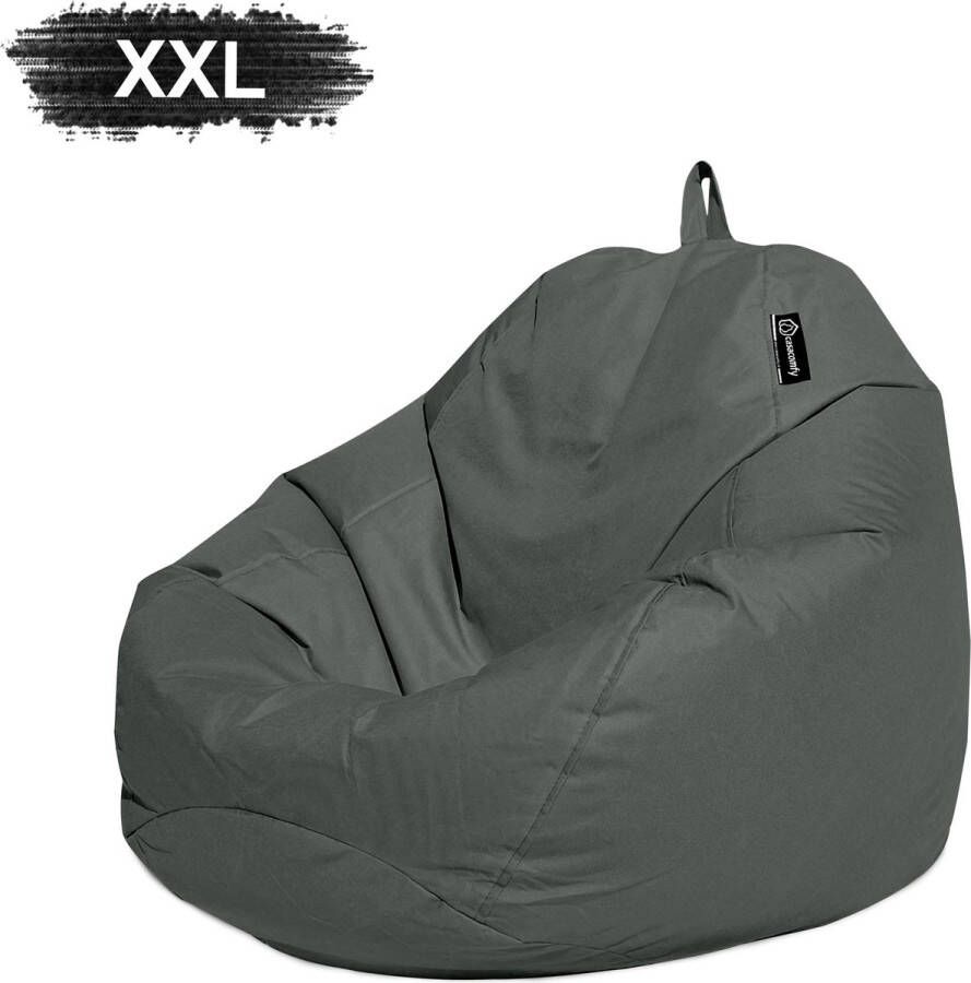 Casacomfy Complete Zitzak Volwassenen Pear XXL Antraciet