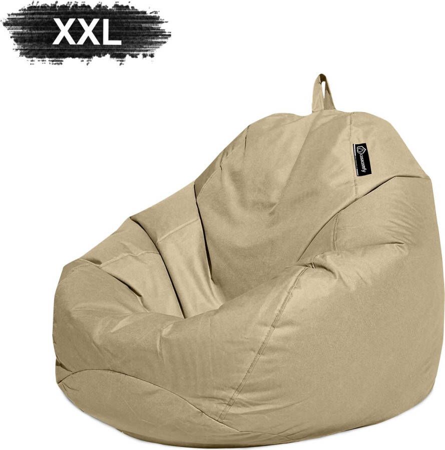 Casacomfy Complete Zitzak Volwassenen Pear XXL Beige Binnen & Buiten Zitzak Comfortabel Duurzaam Vulling Originele EPS Waterafstotend - Foto 2