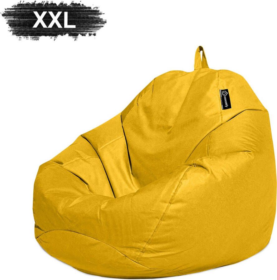 Casacomfy Complete Zitzak Volwassenen Pear XXL Geel Binnen & Buiten Zitzak Comfortabel Duurzaam Vulling Originele EPS Waterafstotend - Foto 2