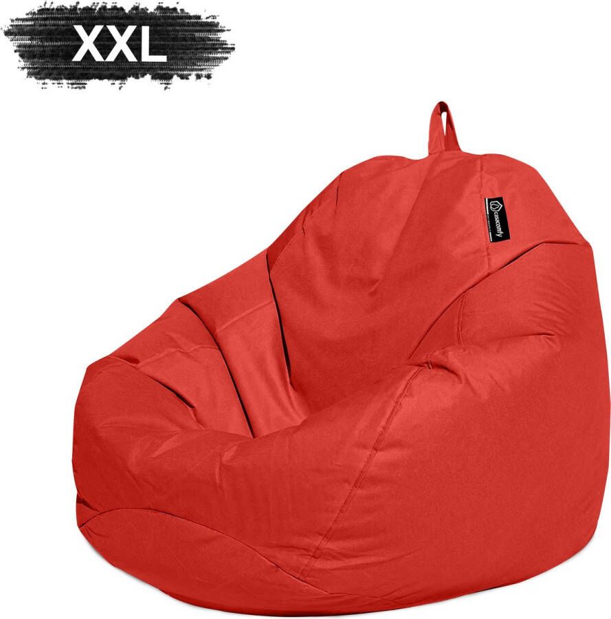 Casacomfy Complete Zitzak Volwassenen Pear XXL Rood Binnen & Buiten Zitzak Comfortabel Duurzaam Vulling Originele EPS Waterafstotend - Foto 2