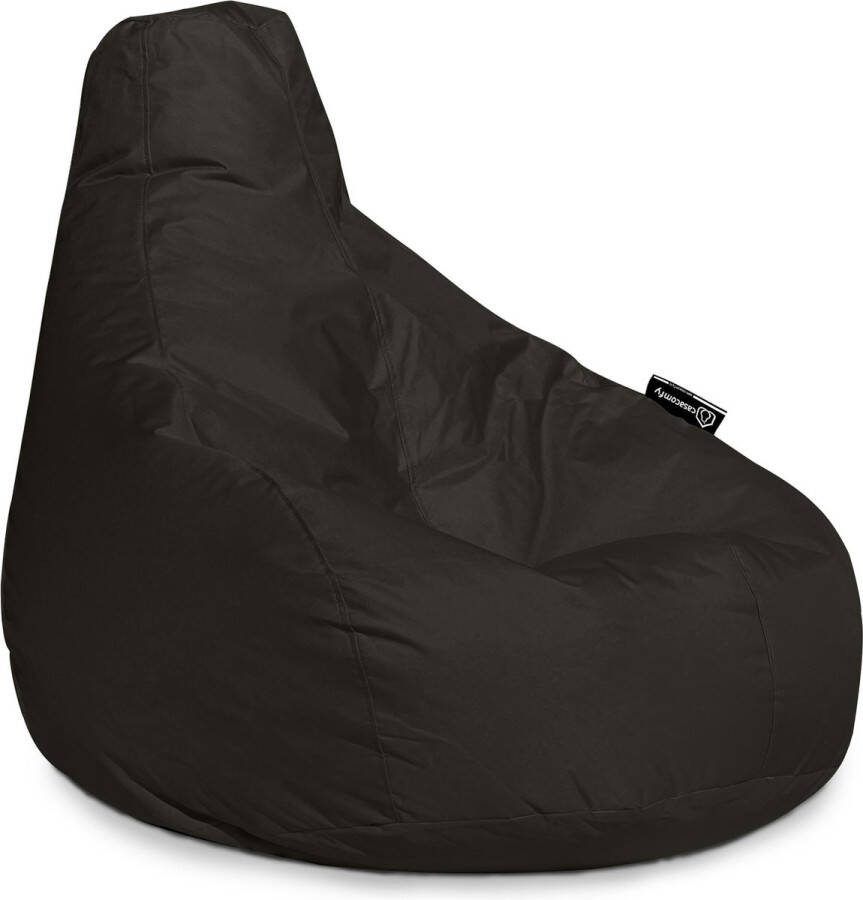 Casacomfy Premium Junior Zitzak voor Kinderen Ergonomisch Waterafstotend Zwart