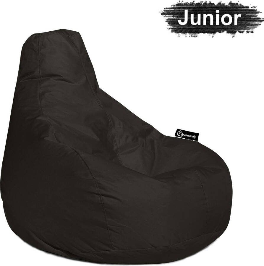 Casacomfy Premium Junior Zitzak voor Kinderen Ergonomisch Waterafstotend Zwart - Foto 3