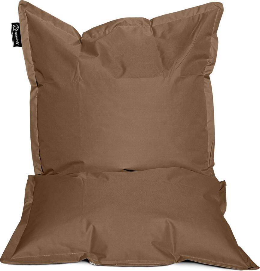 Casacomfy Original Zitzak Zitkussen 100x100 Mokka Bruin Binnen & Buiten - Foto 2