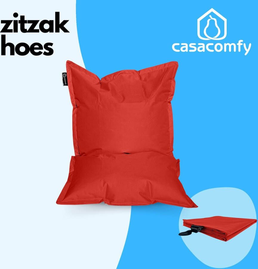 Casacomfy Zitzakhoes Stoffen Bekleding Zonder Vulling Homebase 100x100cm Bean bag cover Rood Fatboy Volwassenen & Kinderen