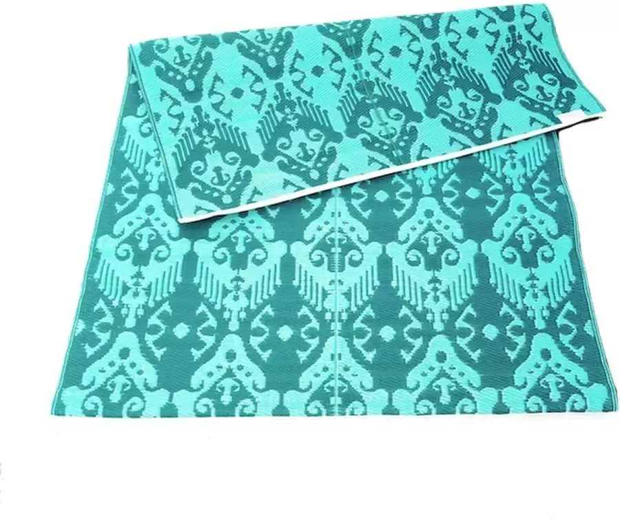 Casamariabreda.nl plastic vloerkleed-buitenkleed 120x180cm turquoise zeegroen