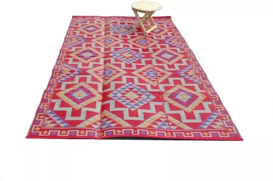 Casamariabreda.nl plastic vloerkleed-buitenkleed 180x270cm multi aztec