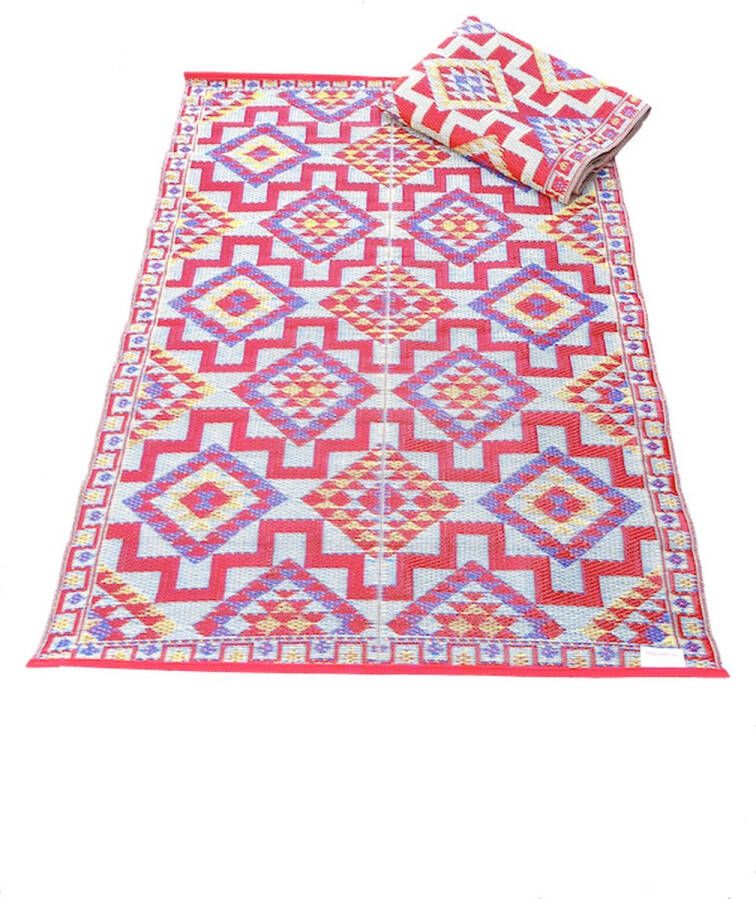 Casamariabreda.nl plastic vloerkleed-buitenkleed 120x180cm multi aztec