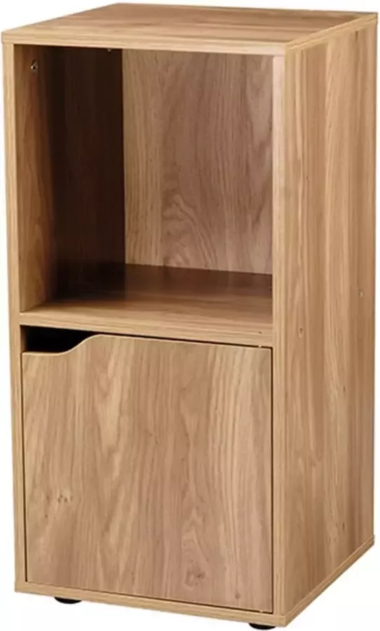 Casame 1 x 2 Oak Kast met 1 deurtje 31 x 29 x 62 cm 11451