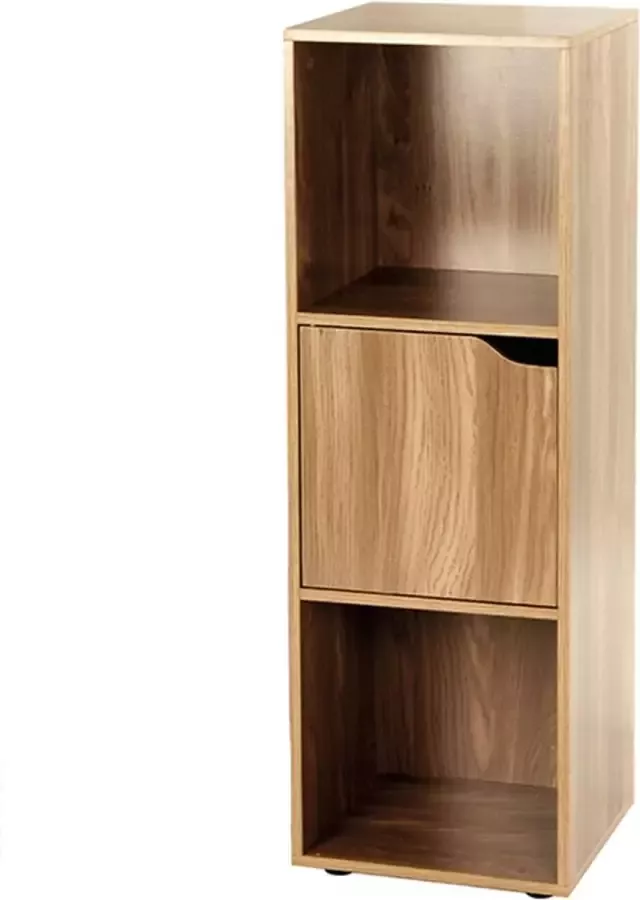 Casame 1 x 3 Oak Kast met 1 deurtje 31 x 29 x 91 cm 11450 - Foto 2