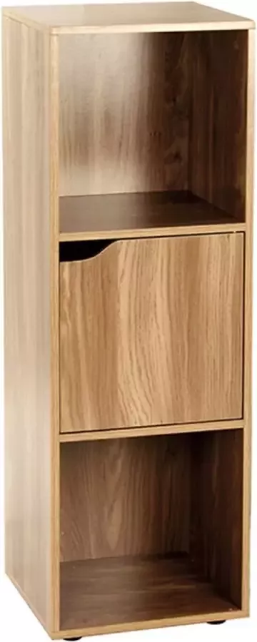 Casame 1 x 4 Oak Kast met 2 deurtjes 31 x 29 x 120 cm 11449