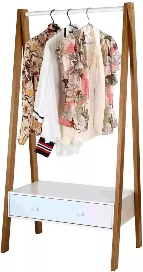 Casame Bamboo Kledingrek met schuif 11448