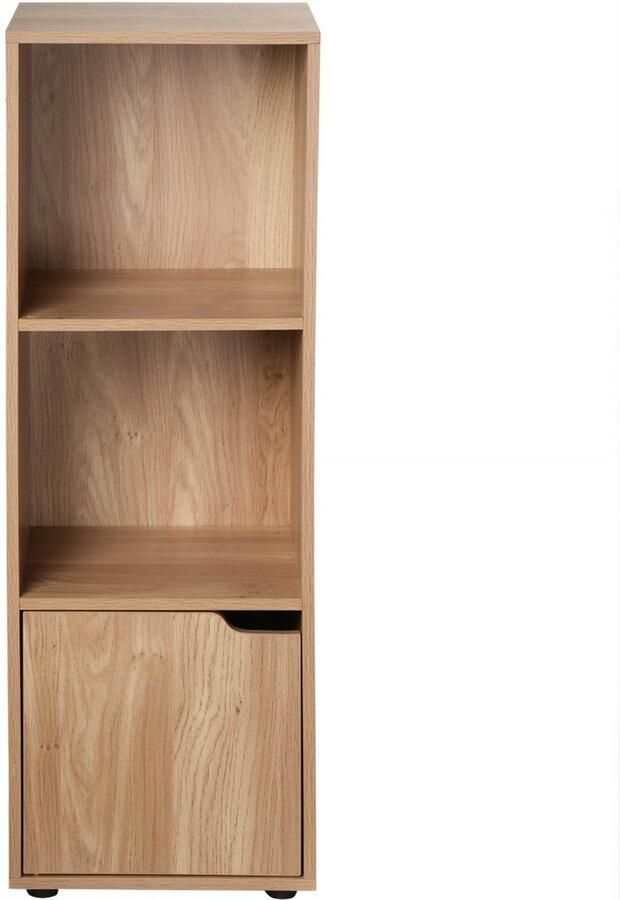 Casame 1 x 3 Oak Kast met 1 deurtje 31 x 29 x 91 cm 11450