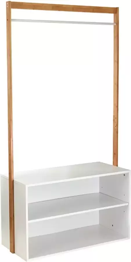 Casame Jassenrek met onderkast wit oak 90 x 40 x 171 cn 21737 - Foto 2