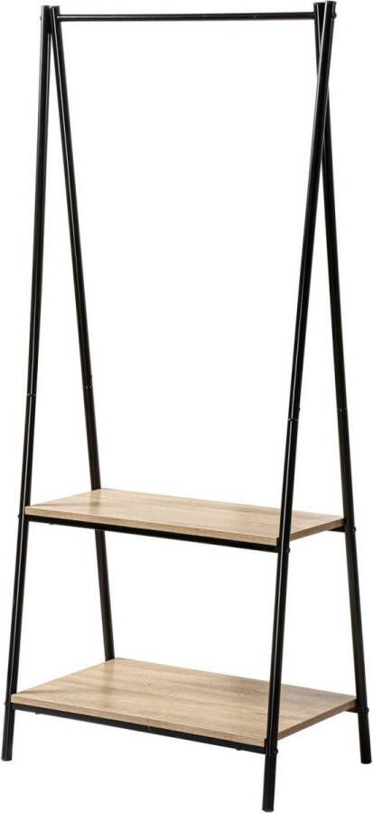 CALICOSY Rek met 2 planken in industriële stijl H151 cm - Foto 2