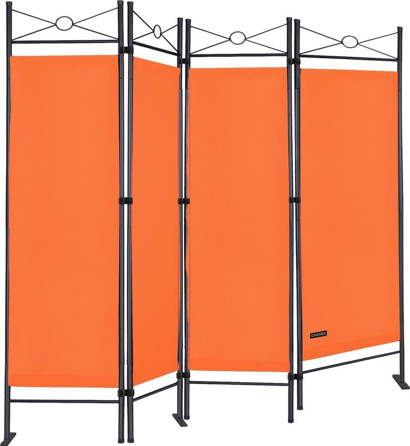 Casaria Kamerscherm Oranje 2 stuks