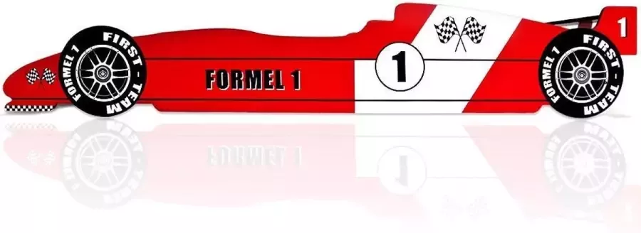 Casaria Kinderbed Formule 1 – Incl. Lattenbodem 200x90cm – Rood