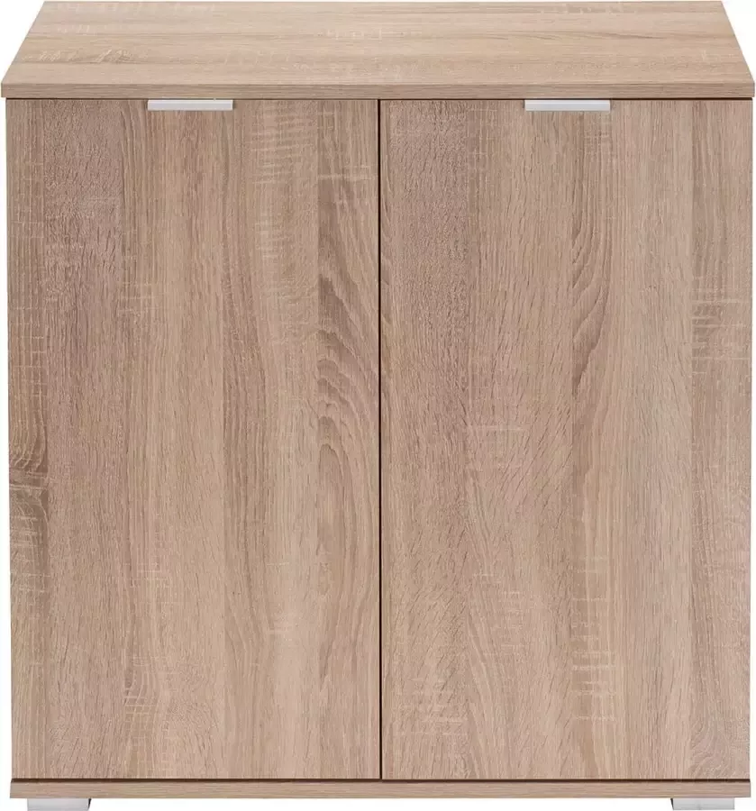 Casaria Dressoir Alba 2 Deuren MDF 71x74x35cm – Eiken