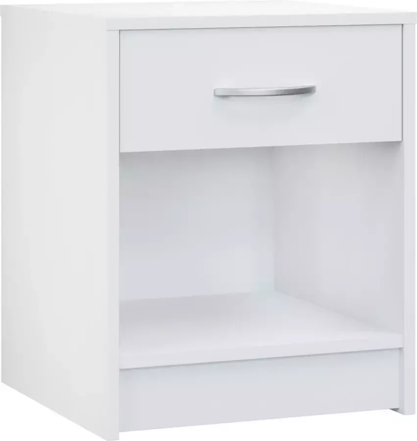 Casaria Nachtkastje met Lade – 50x40x35cm Extra opbergvak antraciet