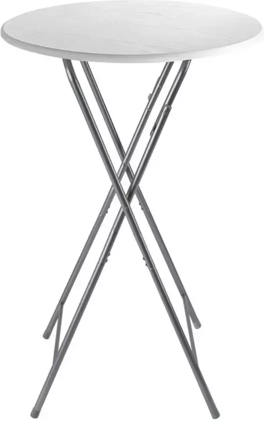 Casaria Statafel Inklapbaar 60x110cm Metaal MDF Houtlook Wit - Foto 2