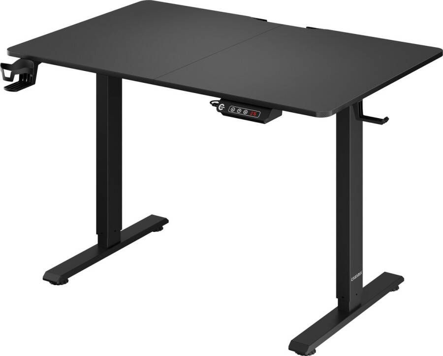 Casaria Zit Sta Bureau – Hoogte Verstelbaar Elektrisch 110x60cm Zwart