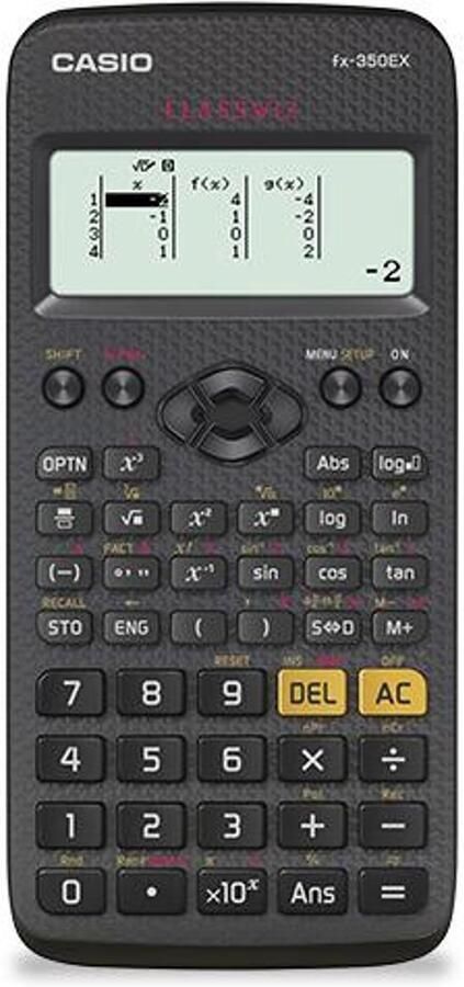 Casio Classwiz FX-350EX calculator Pocket Wetenschappelijke rekenmachine Zwart