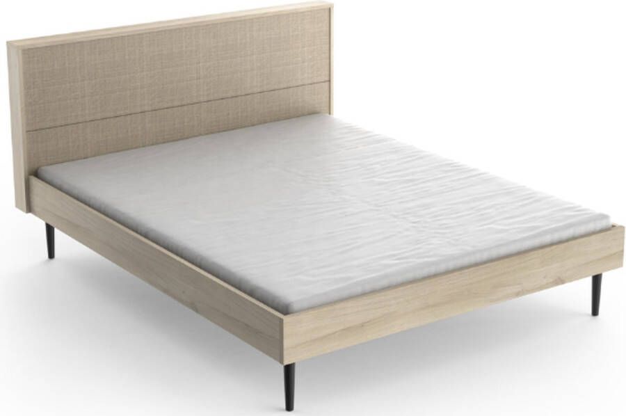 CBA Bed Sayuri 160 x 200 cm-Kronberg eik wicker - Foto 2