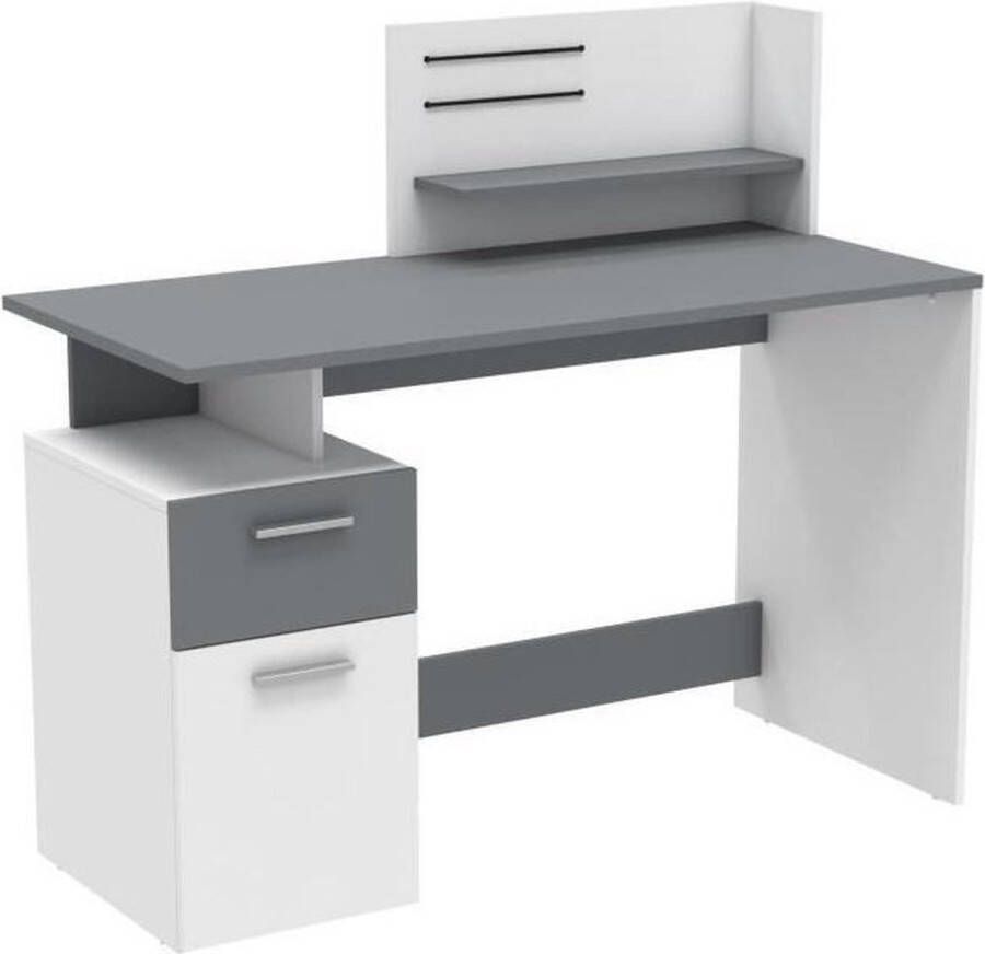 CBA EMOB Hoekbureau Malicia 121 5 x 116 2 x 119 6 cm Bruin Hoekbureaus Bruin MDF Hoekbureaus Op voorraad