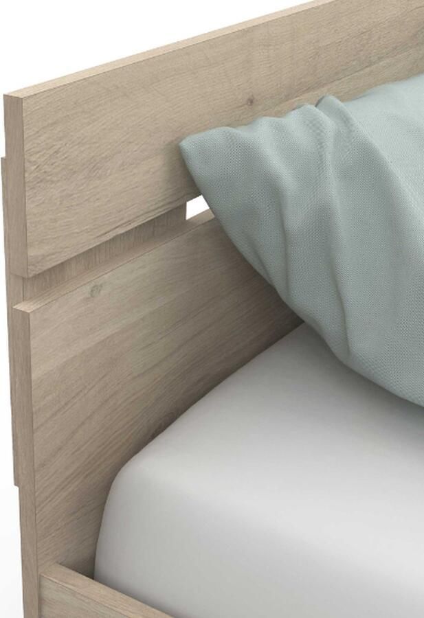 CaliCosy Lit 90X200 cm 2 tiroirs et 1 niche L204 3 cm MICHIGAN - Foto 3