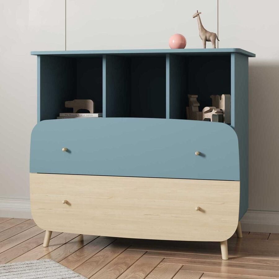 CBA Commode Blauw 96x56x83 cm