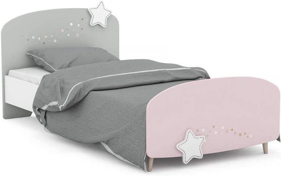 CBA Kinderbed Stars 2 90 x 190 cm Wit