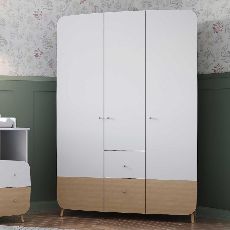 CBA Kledingkast Firmiana 127 8 x 49 7 x 203 4 Wit