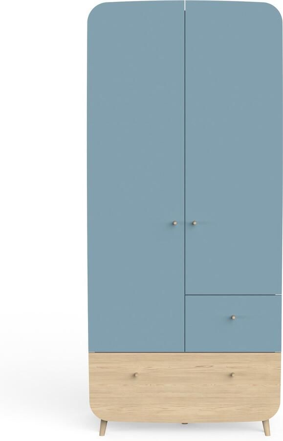 CBA Kledingkast Firmiana 90 5 x 49 7 x 203 4 cm Blauw - Foto 2