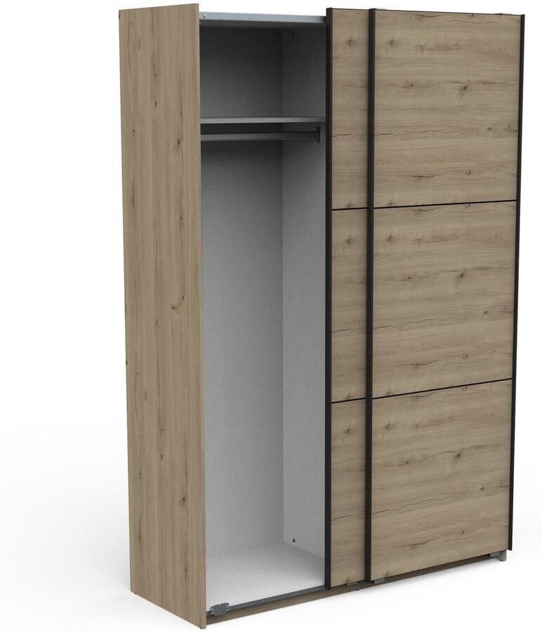 Demeyere GROUP Schuifdeurkast Alhambra veel opbergruimte 2 kledingstangen van staal veel planken - Foto 2