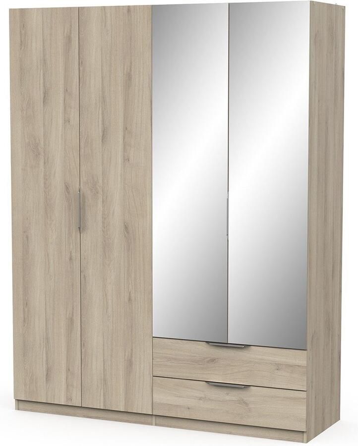 Demeyere GROUP Draaideurkast GHOST Breedte ca. 157 cm hoogte ca. 200 cm veel opbergruimte met binneninrichting - Foto 6