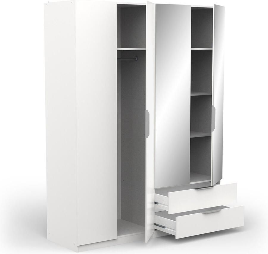 Demeyere GROUP Draaideurkast GHOST Breedte ca. 157 cm hoogte ca. 200 cm veel opbergruimte met binneninrichting - Foto 7