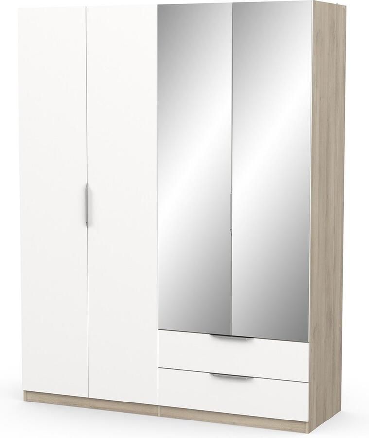 Demeyere GROUP Draaideurkast GHOST Breedte ca. 157 cm hoogte ca. 200 cm veel opbergruimte met binneninrichting - Foto 11