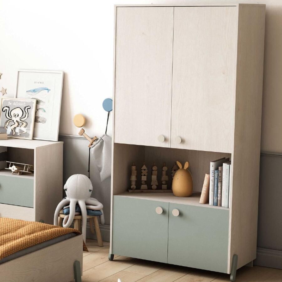 Demeyere GROUP Kledingkast Ilian modern ontwerp voor de kinderkamer kinderkledingkast (set)