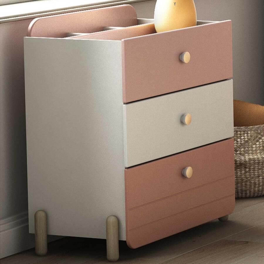 Demeyere GROUP Kast met laden en deuren Jade Lade met rolgeleiding ronde knoppen met rozegoudkleur-finish