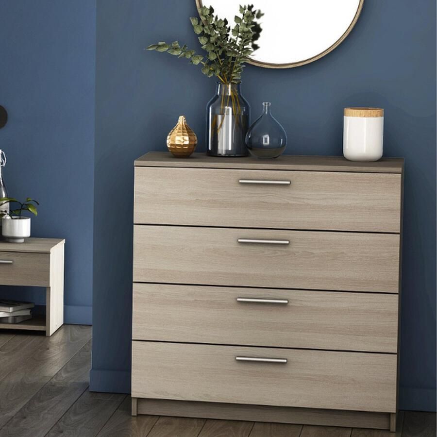 CBA Ladekast Prya 4 lades-Shannon eik